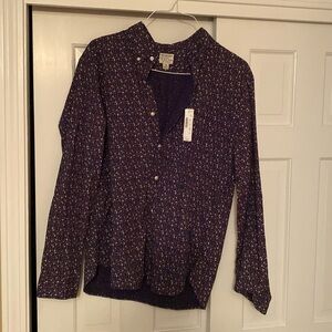 Jcrew Men’s X-Large flowered dress shirt